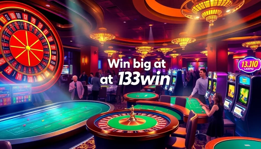 Experience the thrill of roulette and slot machines at 13win casino, where every spin holds the chance to win big!