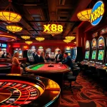 Experience the thrill of winning at XX88 casino with vibrant tables, chips, and engaging games.