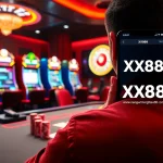 Players enjoy thrilling casino games on https://xx88.bz/, featuring poker tables, vibrant slot machines, and roulette wheels for an exciting gaming experience.