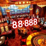 Players enjoying the thrill of gambling at 88aa's vibrant casino tables showcasing excitement and interaction.