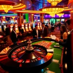 Experience thrilling gameplay with 88AA đăng nhập in a luxurious casino setting featuring enthusiastic players and a lively roulette table.