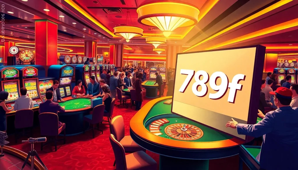 Experience the thrill of gaming at 789f casinos featuring vibrant slot machines and engaging tables.